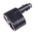 Car Cigarette Lighter Splitter Plug Dual Car Charger Car 12v Socket Cigarette Lighter Tee Adapter Cigar Jack Socket Splitter. 