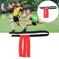 Football Waist Belt Flag Competition Training Waistband Flag Outdoor Sports Pulling Ribbon. 