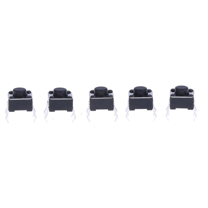 20pcs Mini Micro Momentary Tactile Push Button Switch 6*6*5mm 4 pin ON/OFF Netiie
