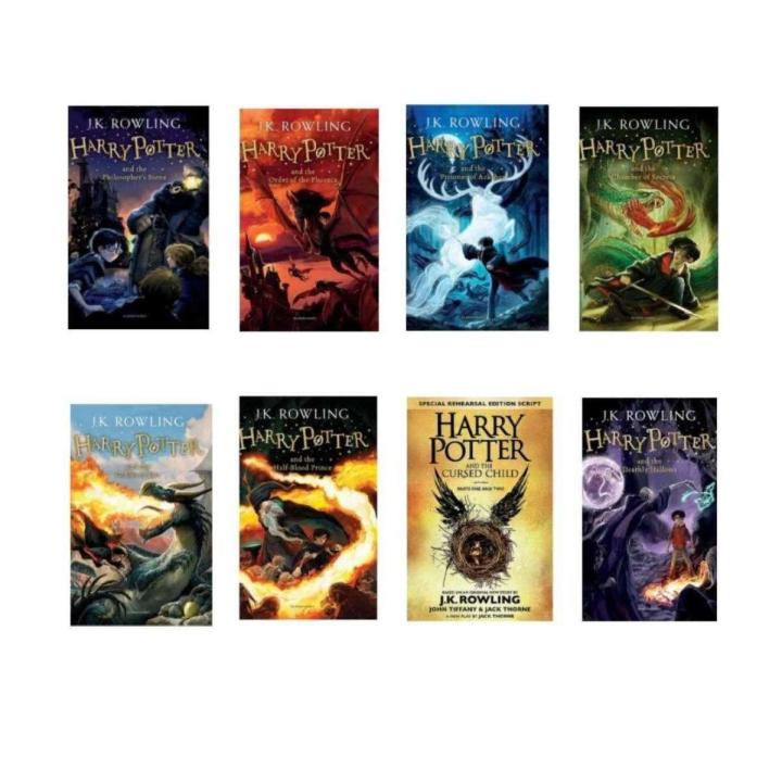 Set of 8 Harry Potter Novels