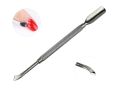 Nail Cuticle Pusher Stainless Steel Polish Remover Dead Skin Push Cutter Manicure Tool. 