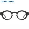 UNIEOWFA Acetate Round Prescription Glasses Men Retro Optical High Myopia Eyeglasses Male Multifocal Progressive Eyewear Bifocal. 