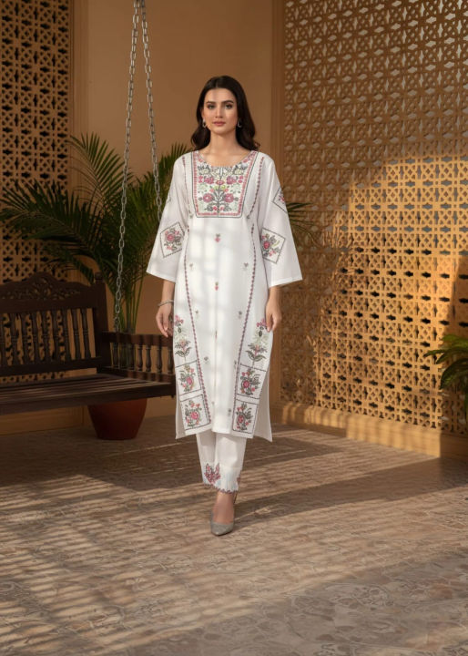design pattens | keaonline Images High Quality Grahic Designer wear Multi Embroidered 2-Piece Dress for Women | Fancy ...