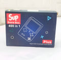 Super Game Box Plus 400-in-1 Retro Handheld Game Console | 3.0″ LCD Screen | Dual Controllers | Rechargeable Battery | TV/AV Output | Portable Gaming Device. 