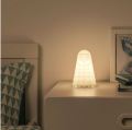 IKEA SOLBO LED table lamp, white owl/battery-operated14 cm. 