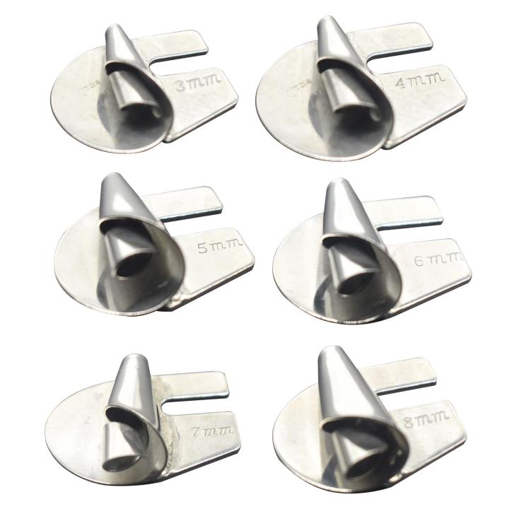 Long Service Life Hemming Foot 6pcs Sewing Rolled Hemmer Foot Set ...