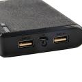 Power Bank Case Battery Charger Portable 4X18650 Dual USB Output Without Battery Outdoor DIY Kit Smart Phone LED Flashlight. 
