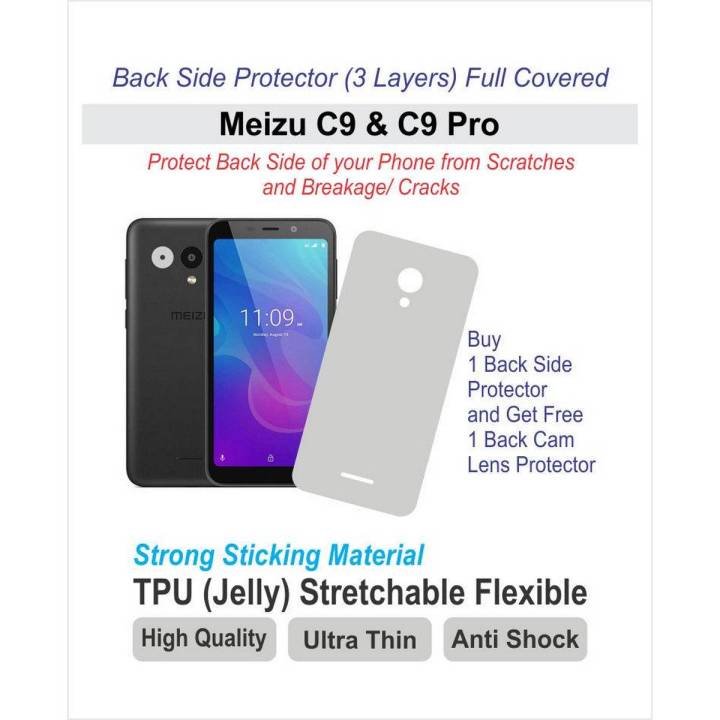 Meizu C9 & C9 Pro - Back Side protector - Best material - TPU (Jelly)