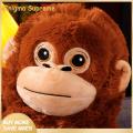 Enigma- Gorilla-shaped Plush Toy Adorable Long-armed Monkey Plush Toy Perfect Birthday Gift for Kids Soft Soothing Stuffed Animal Doll Cute Cartoon Orangutan Pillow Companion Orangutan Plush Toy. 