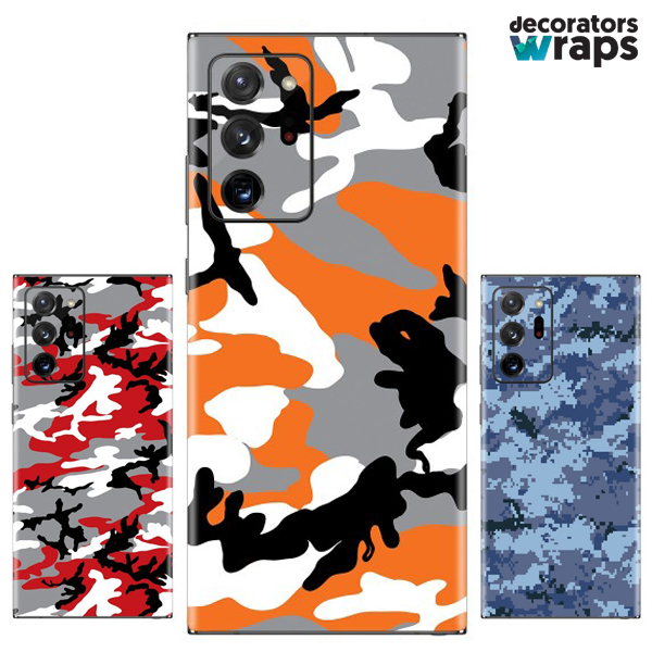 CAMO SKIN/WRAP FOR SAMSUNG GALAXY NOTE 20 ULTRA BACK AND SIDES