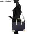 Numinous London SMART Executive Business Shoulder Bag With Built-in Power Bank for Girls Women 11701 (Blue). 