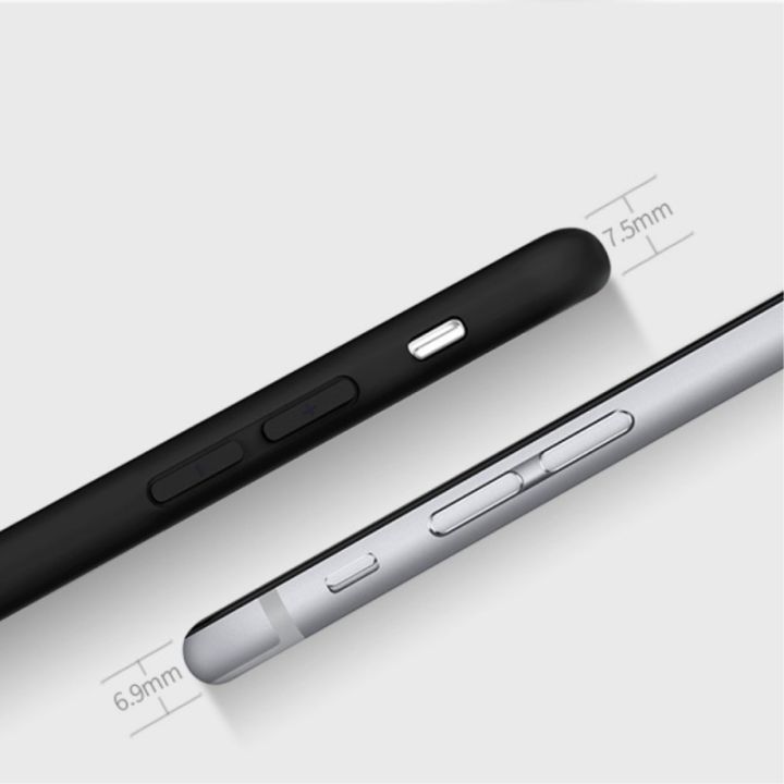 Apple%20iPhone%207%20Plus%20Soft%20Silicone%20Back%20Cover%20with%20Anti-Shatter%20and%20Shock%20Absorption,%20Perfect%20Fit,%20Anti-Scratch,%20and%20Silk%20Brushed%20Texture%20-%20Image%203