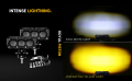 Projector Triple 3 Lens LED Car & Motorcycle (2pcs) Fog Driving Lights 40W 6000Lm High Low Beam White Yellow Lighting Projector Lens Motorbike Auto Other Headlights. 