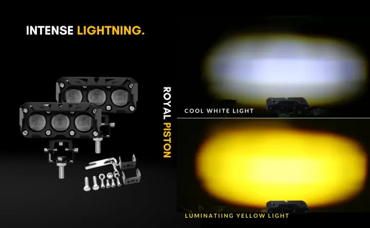 Projector%20Triple%203%20Lens%20LED%20Car%20&%20Motorcycle%20(2pcs)%20Fog%20Driving%20Lights%2040W%206000Lm%20High%20Low%20Beam%20White%20Yellow%20Lighting%20Projector%20Lens%20Motorbike%20Auto%20Other%20Headlights%20-%20Image%208