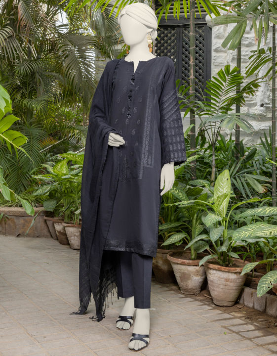 Junaid Jamshed Women  Unstitched 3 Piece-JLAWN-S-24-158 GULKAARI-4