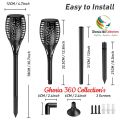 Solar Fire Flame Flickering Light Solar Mashaal 32" Height. 
