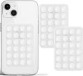 Double Side Silicone Suction Pad Phone Holder Self - Adhesive Rubber Suction Holder Silicon Square Phone Case Silicon Pad For Phone - Compatible With All Mobiles & Tablets. 