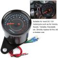 RPM Meter Tachometer 12V Electronic LED Backlight Universal CD 70 / CG 125 / YBR / GS 150. 