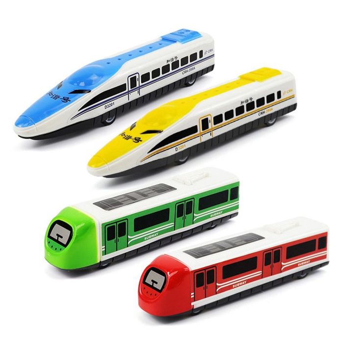 Simulation Train Toy Boys Girls High-speed Pull Back Train Miniature Educational Train ...