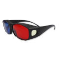 Red Blue 3D Glasses Black Frame For Dimensional Anaglyph TV Movie DVD Game. 