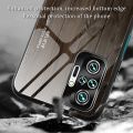 For Xiaomi Redmi Note 10 Pro / Pro Max Wood Grain Tempered Glass + TPU Shockproof Case(M02). 
