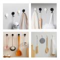10 Pcs Self Adhesive Hook Set Strong Sticky Stick On Wall Hanger Kitchen Bathroom. 