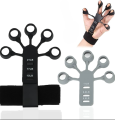 Finger Gripper Finger Exerciser Hand Guitar Finger Exerciser - Hand Gripper - 6 Resistant Levels Recovery Physical Tools Hand Strengthener Home & Gym Finger Gripper - Fully Adjustable(5.8Kg to 9.5Kg) - Hand Exerciser - Exercise Tool - Silicone Made Strong. 