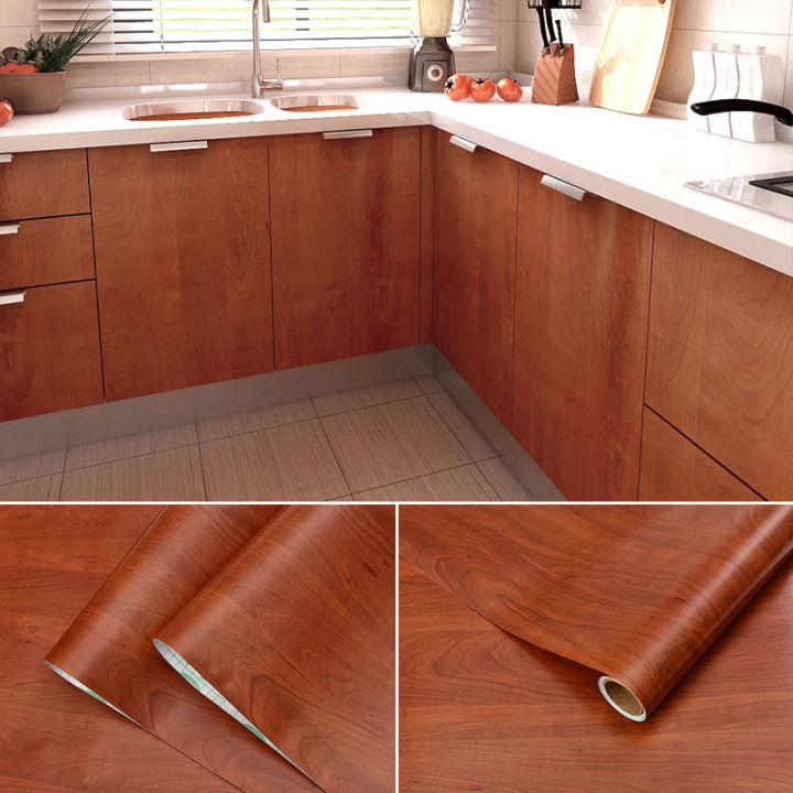 Wood%20Textured%20Wall%20Stickers%20PVC%20Wall%20Decorations%20Living%20Room%20Self-adhesive%20Roll%20Waterproof%20Flooring%20Sticker%20Modern%20Wallpaper%20New%20-%20Image%202