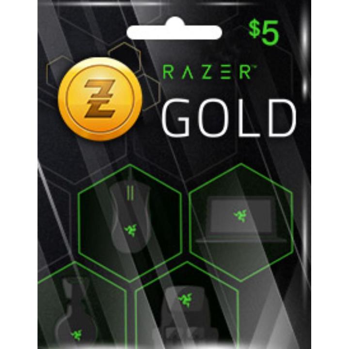 Razer Gold USA $5.00 Card - Digital code