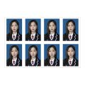 1piece Kpop AESPA One Inch Photo School Uniform Girls Photo Cards Group WINTER KARINA NINGNING LOMO Cards Photocards For Fans. 