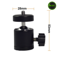 Mount with 360 Rotation for Tripod Stand and DSLR Universal Thread mounting Screw 1/4" 6MM- Tripod Stand NOT Included Mount 360 Adjustable. 