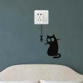 Cat Living Room DIY Bedroom Home Decor Wall Sticker Decal Switch Stickers. 