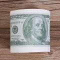 US $100 Dollar Bill Money Toilet Paper Printed Roll Tissue Humor Joke Party Gift Funny Gag Gift. 
