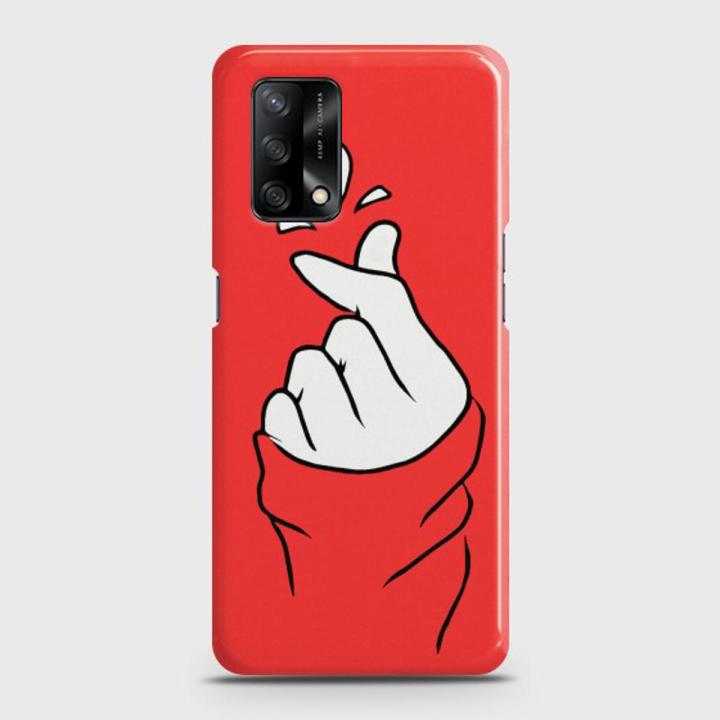 Oppo F19 Cover - SkinLee HQ Hard Case - Love Heart Sign - SKINLEE-390-1-846-647