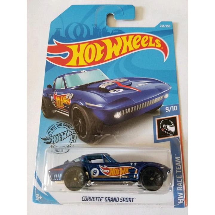 Hot Wheels 2019 Hw Race Team Corvette Grand Sport, Blue 233/250