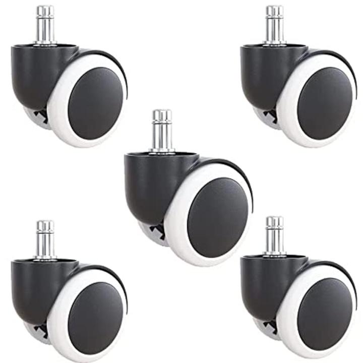Chairs Wheels Casters for All Type Revolving Chairs Safe for All Floors and Carpets