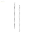Long Tassel Dangle Drop Earrings Punk Rhinestone Earrings for Wedding Women. 