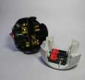 Universal Multi Plug Adapter Travel Adapter, Two pin socket Button, 3 Pin US, UK converter to EU Plug Conversion Adapter Highly Durable Multi Socket. 