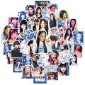 10/30/50PCS Popular NewJeans Girl Group Stickers Kpop Sticker Pack Skateboard Decoration DIY Laptop Waterproof Graffiti Wholesal. 