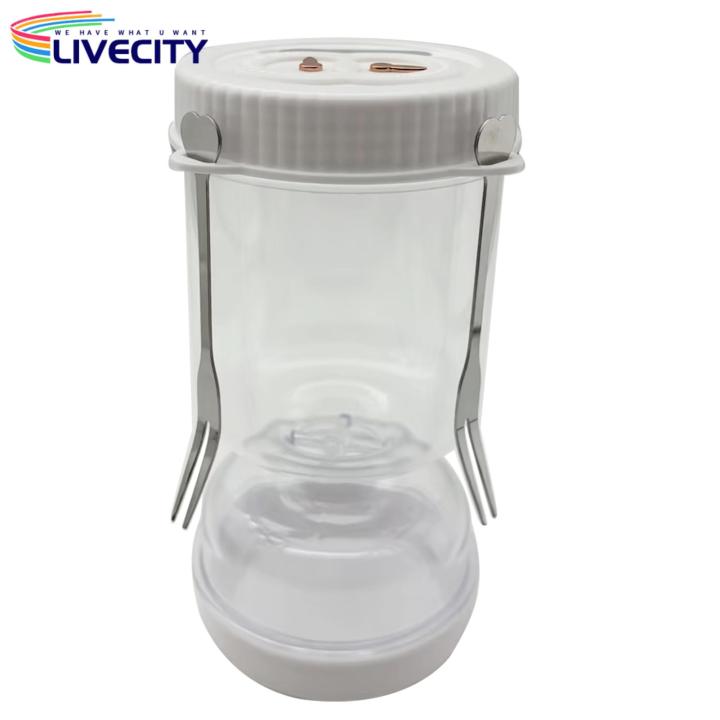 Pickle Storage Container Leakproof Airtight Pickle Jar with Timer Forks Perfect for Kimchi Pickles More Hourglass Design for Home Kitchen Buy Pickle Jar with Silicone Ring
