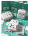 Mini Printer Portable, Pocket Thermal Printer, Bluetooth Wireless Smart Printer for Photo Picture Office Receipt Label Note QR Code Inkless Printing with Android APP. 