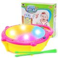 Mini Flash Drum Music Instrument Rattle For Kid Education Toy. 