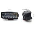 12 LED Motorcycle Headlight Fog Light Car Light Motorcycle Blinking Light Bike Light Night Light. 
