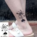 【Good-Love Store】Waterproof Tattoo Stickers Palm Planet Tattoo Small Tatto  Flash Tatoo Fake Tattoos for Man Girl Women. 