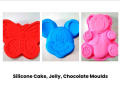 Silicone Cake Baking Molds Cake Pans Chocolate Mould Muffin Handmade Soap Molds Bakeware trays difference shapes molds butterfly mickey mouse bear Reusable kids diy tool. 