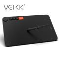 VEIKK Voila L Drawing Tablet 10x6 Inch Graphics Tablet with 4 Customized Keyboard Keys,P05 Battery-Free Pen and 8192 Professional Levels Pressure,Compatible with Chromebook Mac OS Android and Windows. 