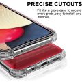 Samsung Galaxy A02s Anti Shock Drop Resistance Transparent TPU Case Soft Silicone Back Cover. 