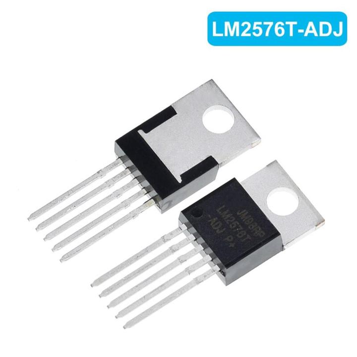 10PCS LM2576 LM2576T LM2576T-ADJ LM2576T-3.3 LM2576T-5.0 IC REG BUCK ADJ 3A TO220-5 NEW