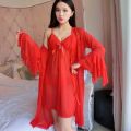 New Fashion 3Piece Multicolor Short Night Dress For All Women And Girls. 