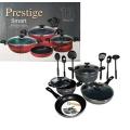 Non Stick Cookware Set | 13 pcs Non Stick Cookware Set | Double Non Stick with heavy gauge Non Stick Cookware Set. 